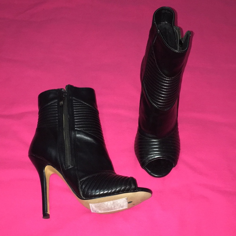 Peep Toe Booties - image 3